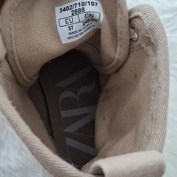 Zara Chunky Trainers Boots Sneackers - Picture 7 of 16